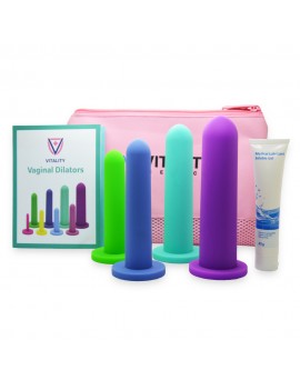 Silicone Dilators 4-Pack Sizes 5-8 Silicone Dilators for Women & Men