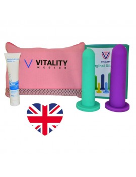 Vaginal Dilator Set for women BPA free Silicone 2 pack large 7-8